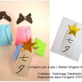  Bande de papier avec une étoile pour "Tanabata" Fête japonaise