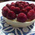 Tartelettes chocolat blanc-framboises