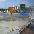 Rond-point à La Havane (Cuba)