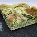 Tarte courgette Roquefort
