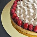 Tarte chocolat-framboises 