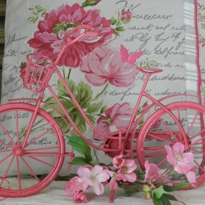 A bicyclette...