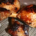 pilons de poulet marinés