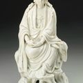 A 'Dehua' Figure of Guanyin. Qing dynasty, 17th-18th century