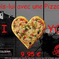 La pizza coeur pour la saint valentin : pensez à réserver : quantités limitées
