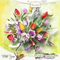 Un kit super fleuri par Kaymee Designs