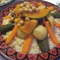 Couscous aux légumes.