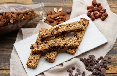 BARRES DE CEREALES AU CHOCOLAT