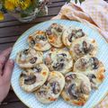 Mini pizza poulet champignons 