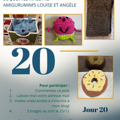 JEU - CALENDRIER DE L'AVENT - CHOUPINETTES - JOUR 20