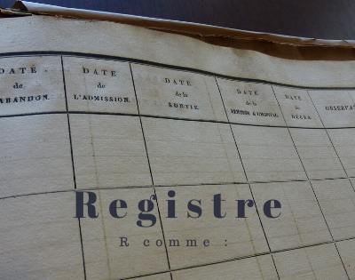 R comme Registre