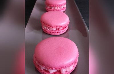 Macarons coco guimauve....