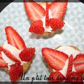 P'tits choux papillons aux fraises