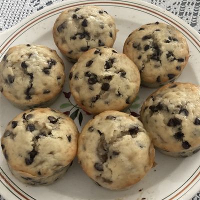 Muffin banane pépites de chocolat