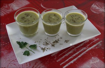 Soupe aux légumes verts 