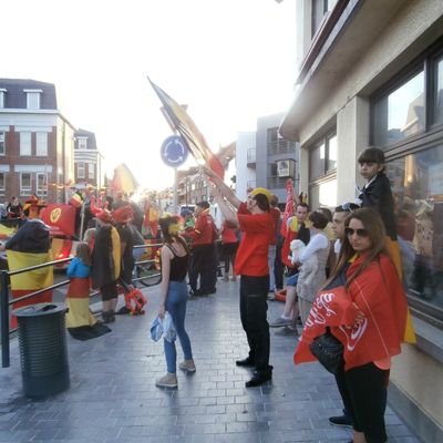 Belgique - Russie : 1 - 0, et Frameries devient fou !!!!