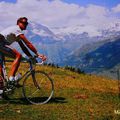Balade à vélo vers le Fort de l'Esseillon,Lanslebourg et Lanslevillard situés en vallée de Haute-Maurienne (Savoie) ..