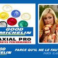 Publicité pour les préservatifs Michelin