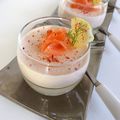 Panna cotta au saumon fumé 