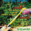Fête des jardins des 22 et 23 septembre 2012