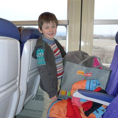 Un petit apprenti au bureau...