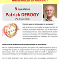 Municipales 2020: Présentation de Patrick Derogy. 