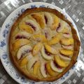 Tarte aux pêches 