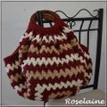 Un sac boule au crochet
