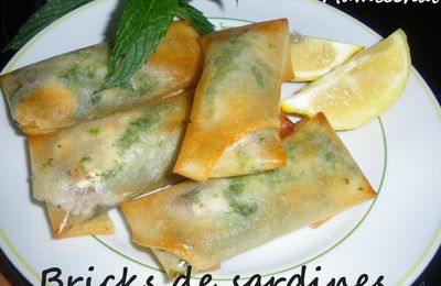 Bricks de sardines à l'huile
