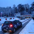 Lyon paralysé par la neige