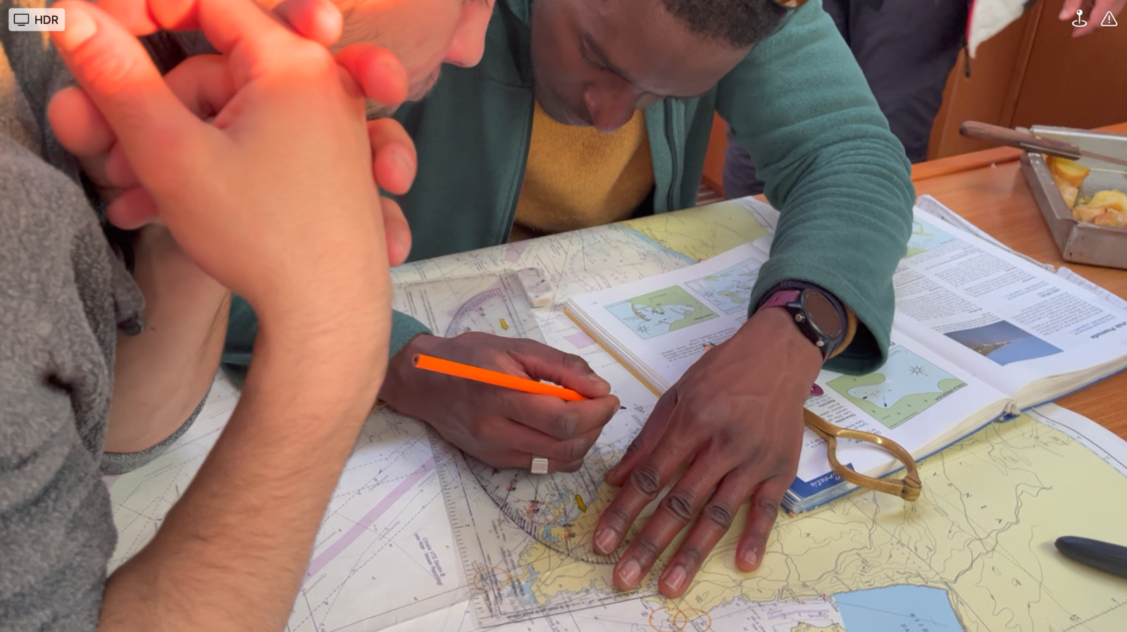 Navigation au large de Rovinj, 20 février 2023