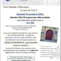 Une ballade dans les rues de Meudon organisée par Meudon Ville d'Europe le 12 octobre 2013
