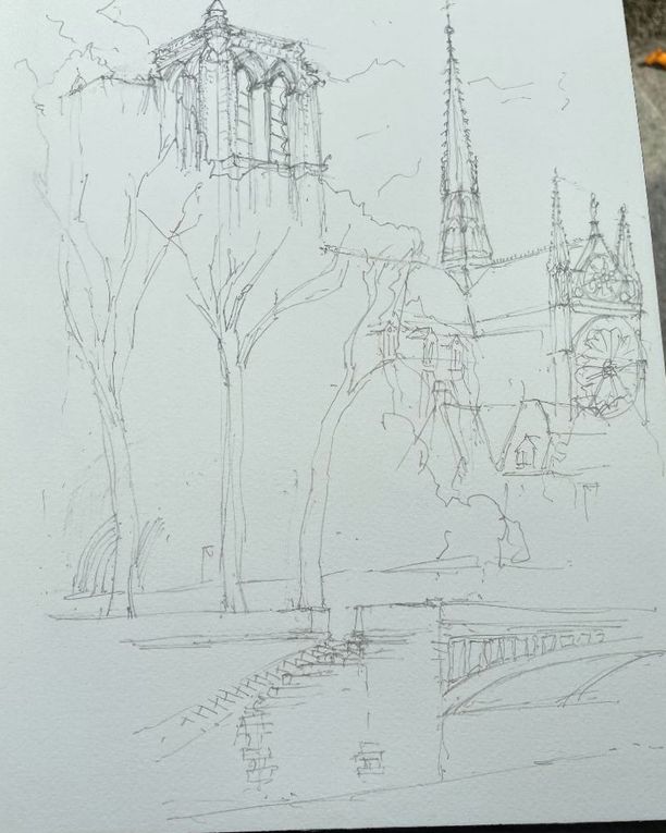 repérage et dessin, avant la couleur