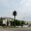 Rond-point à Varsovie (Pologne)