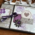 Mini album Love par Cathyscrap85