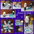 Création collective d'un flocon de neige