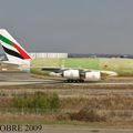 Aéroport: Toulouse-Blagnac: EMIRATES: DESTOCKGE DES MOTEURS: AIRBUS A380-861: F-WWSZ: MSN:0028.