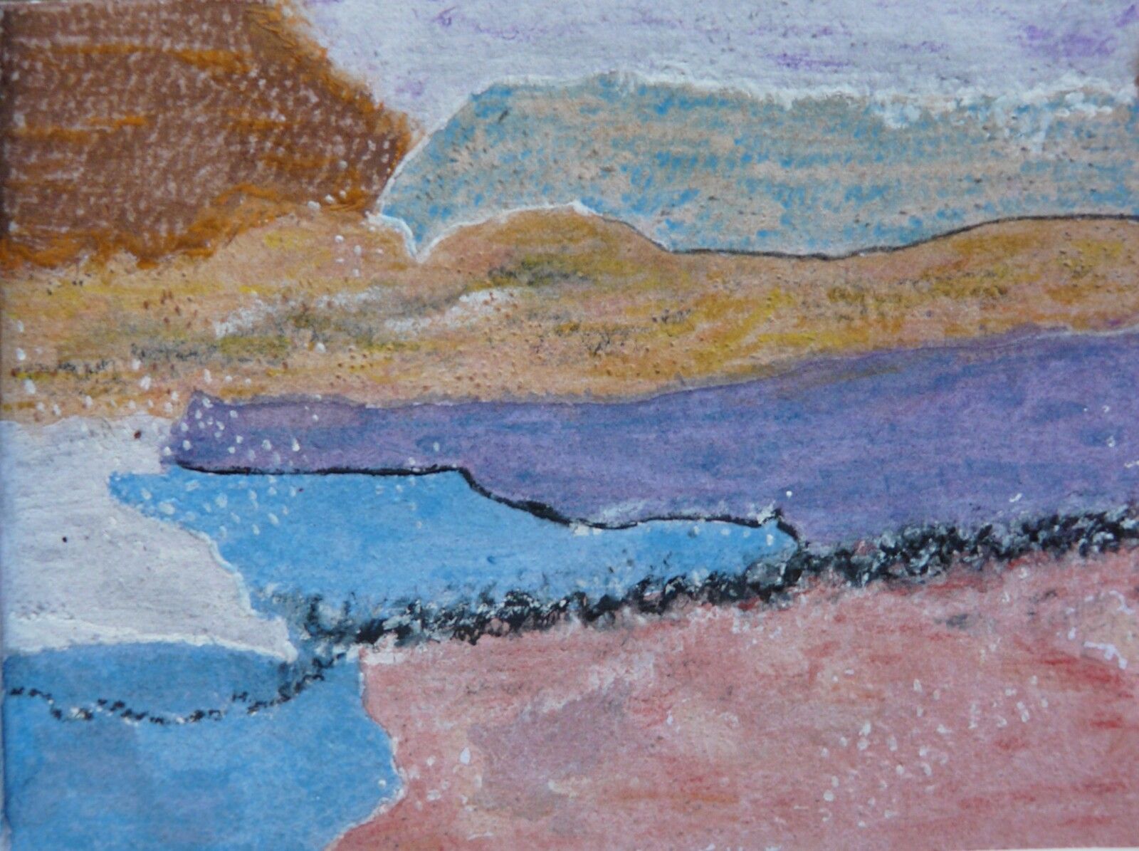 aquarelle calligraphie écriture