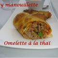 Omelette farcie à la thaï