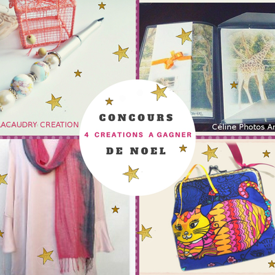 Un grand jeu pour Noel : 4 superbes créations à gagner