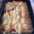 Gourmandises du dimanche :) lasagnes aux poireaux et au poulet