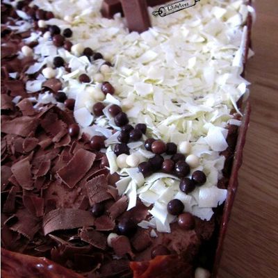 "Le carré d'amour choco'noisette caramel"