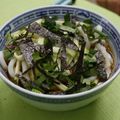 Zaru Udon à la courgette