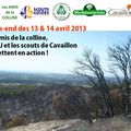 13 et 14 avril : les scouts se mobilisent pour la colline St Jacques !