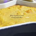 Gratin de potiron au cumin et gruyère suisse