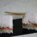 Sushi tablette avocat - saumon fumé