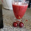 Jus d'orange et de cerises