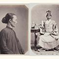 PHILIPPE-JACQUES POTTEAU (1807-1876) - Portraits indochinois, 1863
