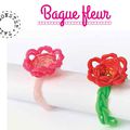 Do It Yourself du week-end, aujourd'hui la bague fleur en élastiques ...