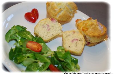 MUFFINS JAMBON MOZZARELLA